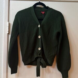 Guess Green Button-Up Women's Sweater